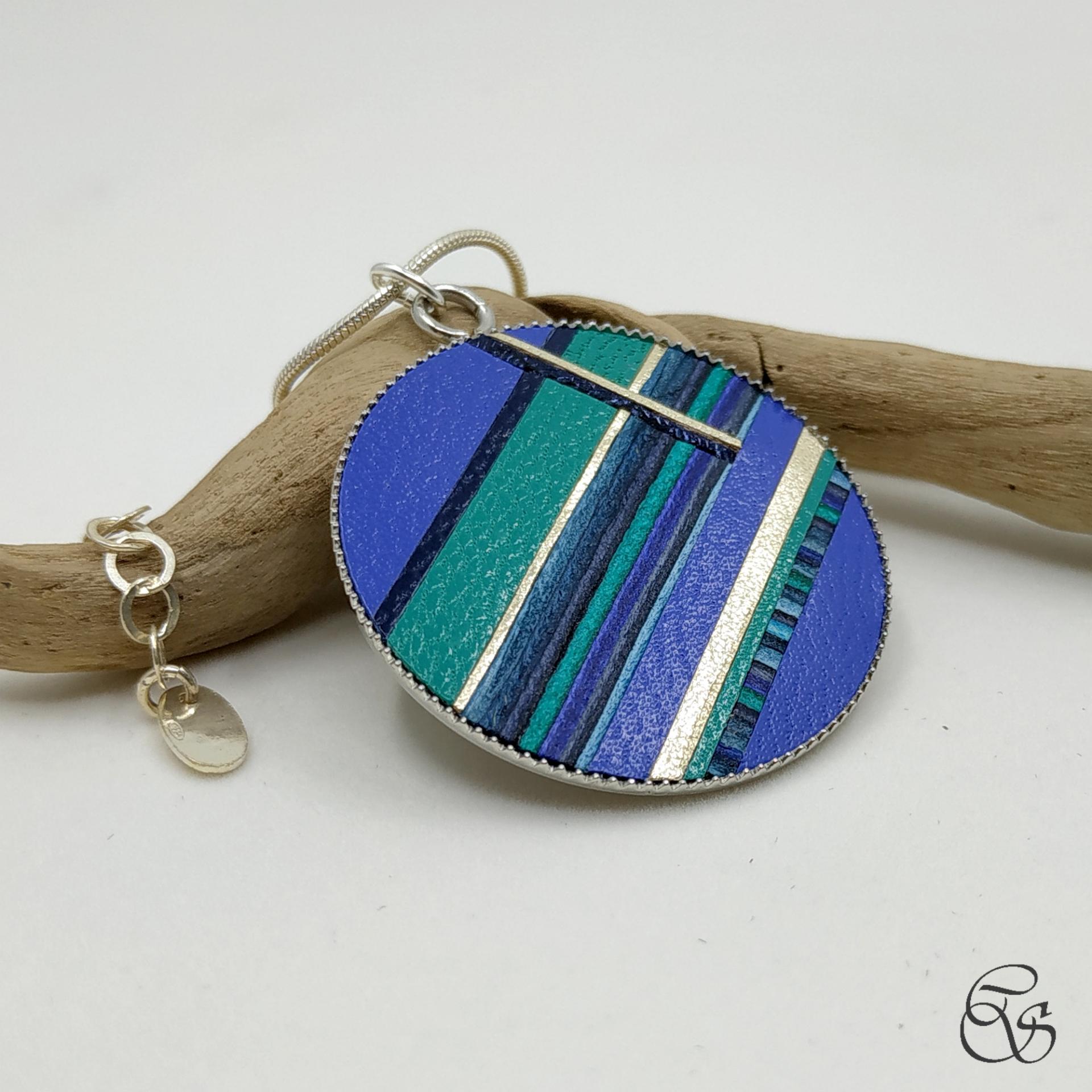 Collier marqueterie
